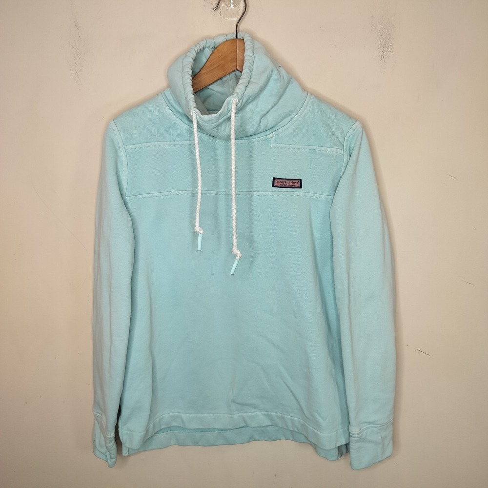 Vineyard Vines Funnel Neck Sweatshirt Shep Shirt Thumb Holes